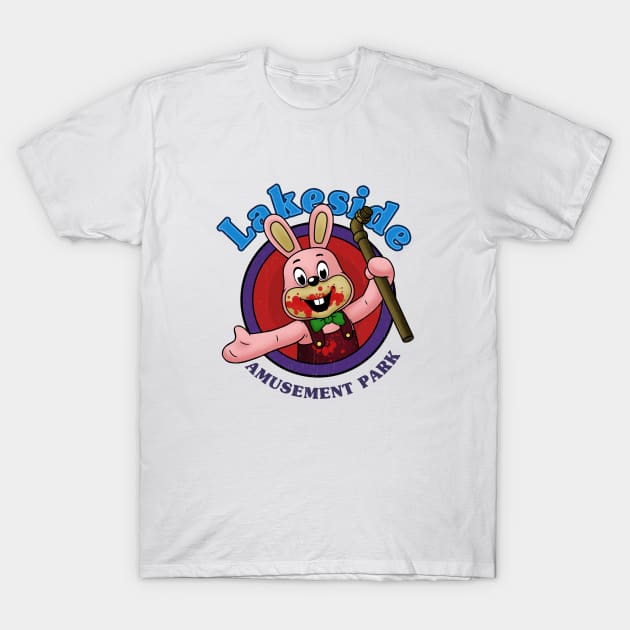 Lakeside Amusement Park T-Shirt by SunsetSurf